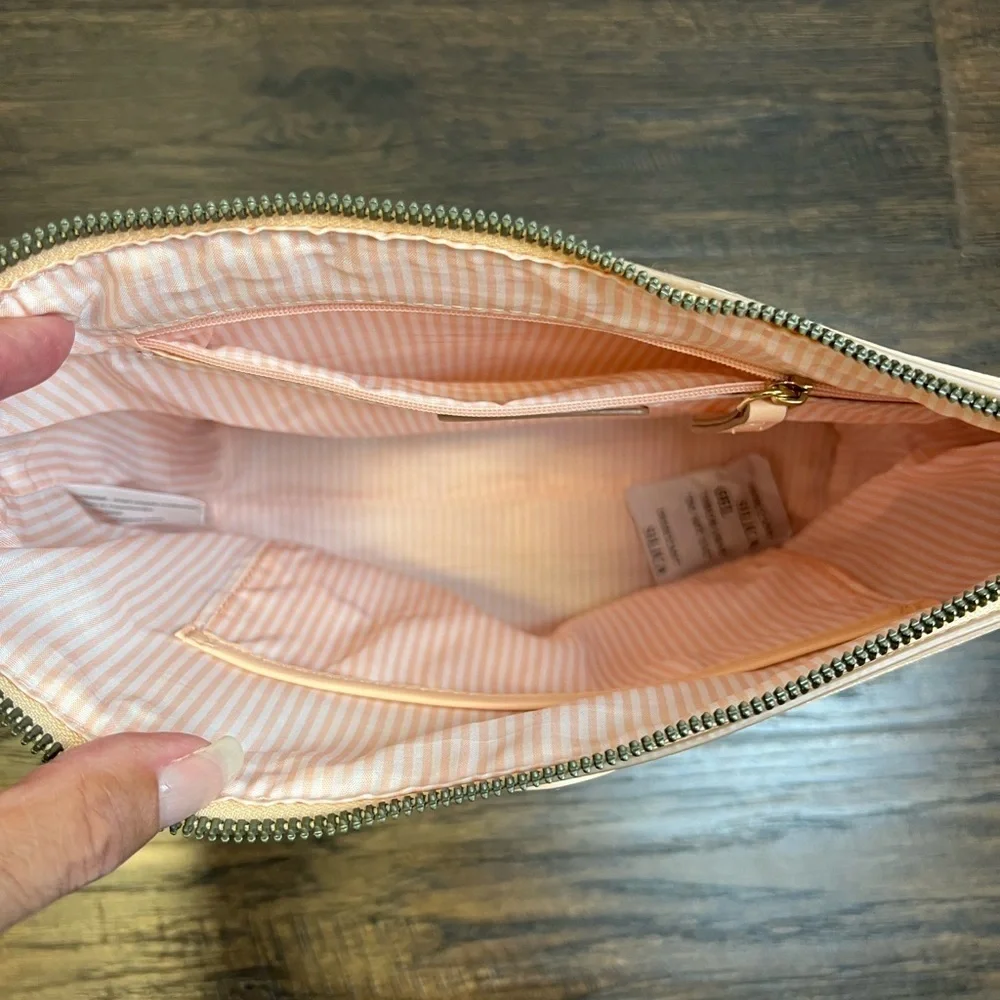 Nanette Lepore Pink Vegan Leather Tote And “Surf Spray Shoulder Bag 2 Piece Set